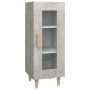 Aparador de madera contrachapada gris hormigón 34,5x34x90 cm de vidaXL, Aparadores - Ref: Foro24-812397, Precio: 36,99 €, Des...