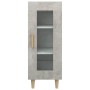 Aparador de madera contrachapada gris hormigón 34,5x34x90 cm de vidaXL, Aparadores - Ref: Foro24-812397, Precio: 36,71 €, Des...