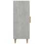 Aparador de madera contrachapada gris hormigón 34,5x34x90 cm de vidaXL, Aparadores - Ref: Foro24-812397, Precio: 36,99 €, Des...