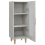 Aparador de madera contrachapada gris hormigón 34,5x34x90 cm de vidaXL, Aparadores - Ref: Foro24-812397, Precio: 36,71 €, Des...