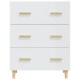 Aparador de madera contrachapada blanco brillante 70x34x90 cm de vidaXL, Aparadores - Ref: Foro24-812156, Precio: 94,48 €, De...