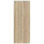 Armario colgante de pared roble Sonoma 69,5x34x90 cm de vidaXL, Aparadores - Ref: Foro24-812261, Precio: 93,12 €, Descuento: %