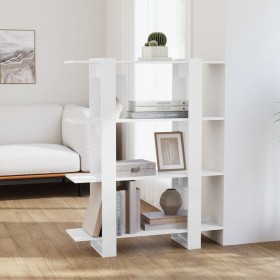 Glänzend weißes Regal/Raumteiler 100 x 30 x 123,5 cm von vidaXL, Bücherregale und Regale - Ref: Foro24-811544, Preis: 42,39 €...