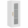 White engineered wood wall cabinet 34.5x34x90 cm by vidaXL, Sideboards - Ref: Foro24-812447, Price: 51,99 €, Discount: %