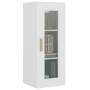 White engineered wood wall cabinet 34.5x34x90 cm by vidaXL, Sideboards - Ref: Foro24-812447, Price: 51,99 €, Discount: %