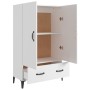 Aparador de madera contrachapada blanco 70x31x115 cm de vidaXL, Aparadores - Ref: Foro24-812537, Precio: 90,54 €, Descuento: %