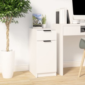 White plywood desk cabinet 33.5x50x75 cm by vidaXL, Lockers and storage cabinets - Ref: Foro24-811502, Price: 66,99 €, Discou...