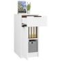 White plywood desk cabinet 33.5x50x75 cm by vidaXL, Lockers and storage cabinets - Ref: Foro24-811502, Price: 63,75 €, Discou...