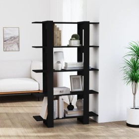 Estantería/divisor de espacios negro 100x30x160 cm de vidaXL, Librerías y estanterías - Ref: Foro24-811530, Precio: 61,99 €, ...