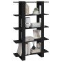 Estantería/divisor de espacios negro 100x30x160 cm de vidaXL, Librerías y estanterías - Ref: Foro24-811530, Precio: 62,18 €, ...