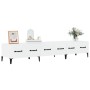 TV stand made of white glossy plywood 150x34.5x30 cm by vidaXL, TV Furniture - Ref: Foro24-812651, Price: 93,90 €, Discount: %