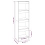 Betongraues Regal/Raumteiler 40x30x135 cm von vidaXL, Bücherregale und Regale - Ref: Foro24-811623, Preis: 58,99 €, Rabatt: %