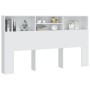 Mueble cabecero blanco 180x19x103,5 cm de vidaXL, Cabeceros y pies de cama - Ref: Foro24-811880, Precio: 79,84 €, Descuento: %