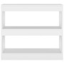 White shelving/space divider 80x30x72 cm by vidaXL, Bookcases and shelves - Ref: Foro24-811691, Price: 63,17 €, Discount: %