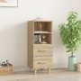 Aparador madera contrachapada color roble Sonoma 34,5x34x90 cm de vidaXL, Aparadores - Ref: Foro24-812360, Precio: 72,39 €, D...