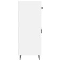 Aparador de madera contrachapada blanco brillante 69,5x34x90 cm de vidaXL, Aparadores - Ref: Foro24-812201, Precio: 67,00 €, ...