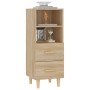 Aparador madera contrachapada color roble Sonoma 34,5x34x90 cm de vidaXL, Aparadores - Ref: Foro24-812360, Precio: 72,39 €, D...