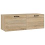 Armario pared madera contrachapada roble Sonoma 100x36,5x35 cm de vidaXL, Taquillas y armarios de almacenamiento - Ref: Foro2...