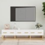 Mueble de TV madera contrachapada blanco 150x34,5x30 cm de vidaXL, Muebles TV - Ref: Foro24-812636, Precio: 85,92 €, Descuent...