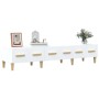 Mueble de TV madera contrachapada blanco 150x34,5x30 cm de vidaXL, Muebles TV - Ref: Foro24-812636, Precio: 85,92 €, Descuent...