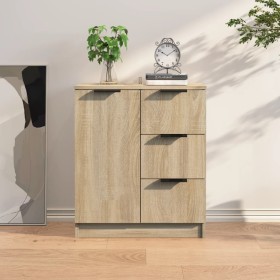 Sonoma oak plywood sideboard 60x30x70 cm by vidaXL, Sideboards - Ref: Foro24-811082, Price: 82,66 €, Discount: %