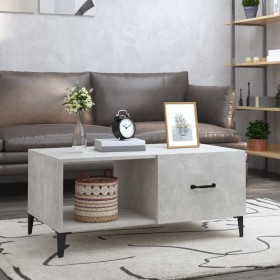 Concrete gray plywood coffee table 90x50x40 cm by vidaXL, Coffee table - Ref: Foro24-812667, Price: 63,77 €, Discount: %