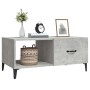 Mesa de centro madera contrachapada gris hormigón 90x50x40 cm de vidaXL, Mesas de centro - Ref: Foro24-812667, Precio: 63,77 ...