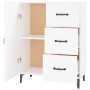 White engineered wood sideboard 69.5x34x90 cm by vidaXL, Sideboards - Ref: Foro24-812177, Price: 88,10 €, Discount: %