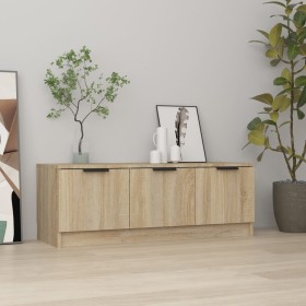 Sonoma oak plywood TV cabinet 102x35x36.5 cm by vidaXL, TV Furniture - Ref: Foro24-811361, Price: 64,34 €, Discount: %