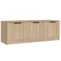 Sonoma oak plywood TV cabinet 102x35x36.5 cm by vidaXL, TV Furniture - Ref: Foro24-811361, Price: 64,66 €, Discount: %