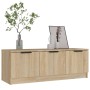 Sonoma oak plywood TV cabinet 102x35x36.5 cm by vidaXL, TV Furniture - Ref: Foro24-811361, Price: 64,66 €, Discount: %