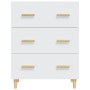 Aparador de madera contrachapada blanco 70x34x90 cm de vidaXL, Aparadores - Ref: Foro24-812150, Precio: 102,89 €, Descuento: %