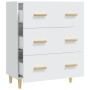 White plywood sideboard 70x34x90 cm by vidaXL, Sideboards - Ref: Foro24-812150, Price: 102,89 €, Discount: %