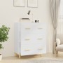 White plywood sideboard 70x34x90 cm by vidaXL, Sideboards - Ref: Foro24-812150, Price: 102,89 €, Discount: %