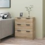 Sonoma oak plywood sideboard 60x30x70 cm by vidaXL, Sideboards - Ref: Foro24-811073, Price: 83,62 €, Discount: %