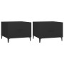 Coffee table with metal legs 2 units black 50x50x40 cm by vidaXL, Coffee table - Ref: Foro24-812729, Price: 63,92 €, Discount: %