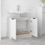 Glossy white plywood bathroom cabinet 64.5x33.5x59 cm by vidaXL, Lockers and storage cabinets - Ref: Foro24-811310, Price: 50...