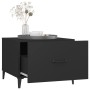 Coffee table with metal legs 2 units black 50x50x40 cm by vidaXL, Coffee table - Ref: Foro24-812729, Price: 63,92 €, Discount: %