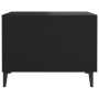 Coffee table with metal legs 2 units black 50x50x40 cm by vidaXL, Coffee table - Ref: Foro24-812729, Price: 63,92 €, Discount: %