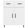 White engineered wood sideboard 69.5x34x90 cm by vidaXL, Sideboards - Ref: Foro24-812195, Price: 78,05 €, Discount: %