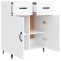 White engineered wood sideboard 69.5x34x90 cm by vidaXL, Sideboards - Ref: Foro24-812195, Price: 78,05 €, Discount: %