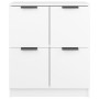 Weißes Sperrholz-Sideboard 60x30x70 cm von vidaXL, Sideboards - Ref: Foro24-811097, Preis: 70,08 €, Rabatt: %