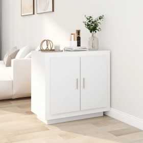 Glossy white plywood sideboard 80x40x75 cm by vidaXL, Sideboards - Ref: Foro24-811823, Price: 84,12 €, Discount: %