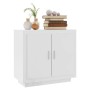 Hochglanzweißes Sperrholz-Sideboard 80x40x75 cm von vidaXL, Sideboards - Ref: Foro24-811823, Preis: 84,02 €, Rabatt: %