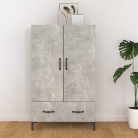 Gray concrete plywood sideboard 70x31x115 cm by vidaXL, Sideboards - Ref: Foro24-812541, Price: 78,99 €, Discount: %