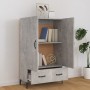 Gray concrete plywood sideboard 70x31x115 cm by vidaXL, Sideboards - Ref: Foro24-812541, Price: 75,54 €, Discount: %