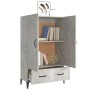 Gray concrete plywood sideboard 70x31x115 cm by vidaXL, Sideboards - Ref: Foro24-812541, Price: 75,54 €, Discount: %