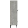 Aparador de madera contrachapada gris hormigón 70x31x115 cm de vidaXL, Aparadores - Ref: Foro24-812541, Precio: 75,54 €, Desc...