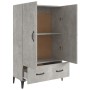 Gray concrete plywood sideboard 70x31x115 cm by vidaXL, Sideboards - Ref: Foro24-812541, Price: 75,54 €, Discount: %