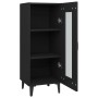 Aparador de madera contrachapada negro 34,5x34x90 cm de vidaXL, Aparadores - Ref: Foro24-812403, Precio: 60,61 €, Descuento: %